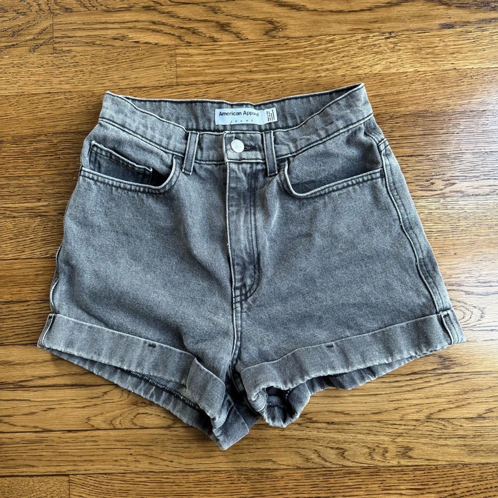 Iconic dark grey American Apparel y2k shorts